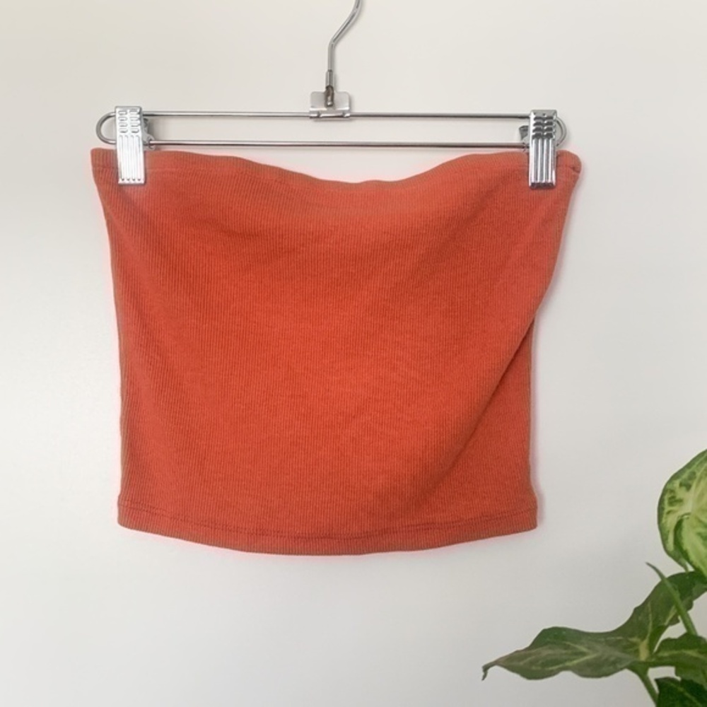 3/$25 Sky and Sparrow Ribbed Tube Top sz M